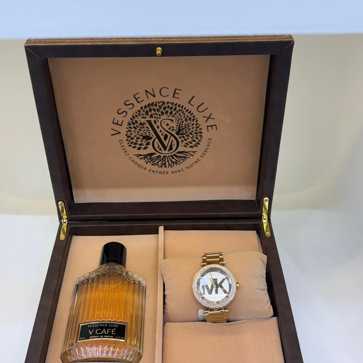 Vessence customise Gifts with MK watch