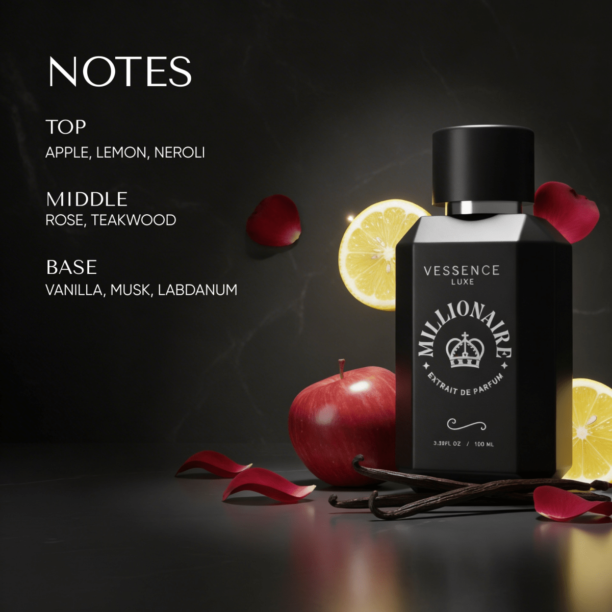 Millionaire luxury perfume by Vessence LuxeLimited