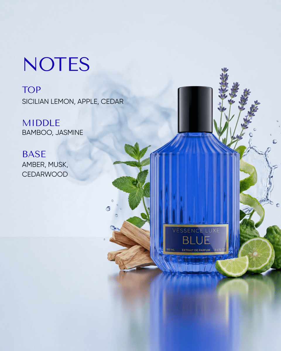 Vessence Blue luxury perfume by Vessence Luxe